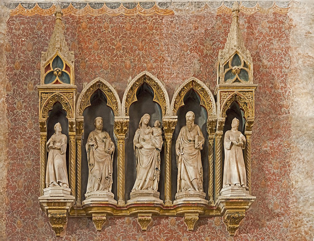 Nino Pisano. Madonna col Bambino. Tomba del doge Marco Corner. 1368. San Zanipolo, Venezia
